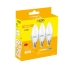 Set van 3 ledlampen EDM 98204 G 35 W 5 W 50 W E14 400 lm Ø 3,6 x 10 cm (3200 K)