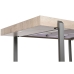 Mesa de Jantar Home ESPRIT Branco Cinzento Natural Metal 150 x 85 x 75 cm