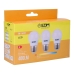 Pack of 3 LED bulbs EDM 98201 G 35 W 5 W 50 W E27 3200 Lm Ø 4,5 x 8 cm (3200 K)