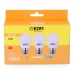 Pack de 3 ampoules LED EDM 98201 G 35 W 5 W 50 W E27 3200 Lm Ø 4,5 x 8 cm (3200 K)