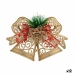 Kerstversiering (Afzuig)kappen Rood Groen Gouden PVC 28 x 23 x 5 cm (12 Stuks)