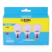 3 LED lambipirni komplekt EDM 98203 G 35 W 5 W 50 W E27 400 lm Ø 4,5 x 8 cm (6400 K)