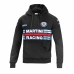 Herenhoodie Sparco MARTINI RACING Zwart Maat XL