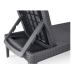 Sun-lounger Allibert Jaipur Dark grey 187 x 58 x 29 cm