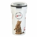 Банка для корма для домашних животных Curver Love Pets кот Белый 4 кг