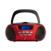 Radio CD Bluetooth MP3 Aiwa BBTU300RD    5W Rød Svart