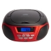 CD Bluetooth MP3 Rádió Aiwa BBTU300RD    5W Piros Fekete