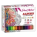 Conjunto de Canetas de Feltro Alpino Dual Artist Multicolor 36 Peças