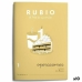 Bilježnica za matematiku Rubio Nº1 A5 Španjolski 20 Listovi (10 kom.)