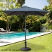 Parasol przeciwsłoneczny Aktive 200 x 235 x 120 cm Antratsiithall Alumiinium