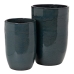 Vase 52 x 52 x 80 cm Ceramic Blue (2 Units)