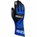 Men's Driving Gloves Sparco RUSH Sinine/Must Sinised / Rohelised