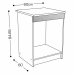 Meuble d'Appoint Blanc 60 x 60 x 85 cm