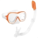 Snorkelbril en -buis voor Kinderen Intex Wave Rider Oranje