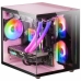 Caixa Semitorre ATX Mars Gaming MC-VIEW Cor de Rosa