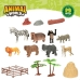 Figurine de animale Colorbaby 19 Piese Junglă Plastic 14 x 6 x 5 cm (6 Unități)