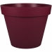 Vaso Ecolux Rosso Scuro Ø 60 cm Plastica Rotondo Moderno