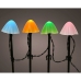 Set ledverlichtingsstokken voor in de tuin Lumineo 491763 Mini Paddestoel Multicolour (20 Stuks)