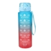 Water bottle EDM Sporting Blue Red 1 L Faded effect 8 x 8 x 26 cm