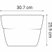 Kukkaruukku EDA Vihreä Ø 30 cm Muovinen Ovaali Moderni