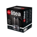 Bouilloire Eldom C410 LITEA Noir verre 1500 W 1,2 L