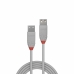 USB kabel LINDY 36713 2 m Crna Siva
