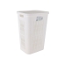 Wasmand Tontarelli Bella Dubbele afdekking 60 L Wit 40,5 x 33 x 59 cm (5 Stuks)