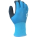 Gants de travail JUBA Polyester Nylon Nitrile Chaud Bleu