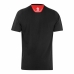 T-Shirt met Korte Mouwen Sparco Tech Stretch Trenton Zwart