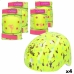 Set de protecție sportivă Colorbaby Neon Cali Vibes Galben (4 Unități)