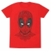 Camiseta de Manga Corta Deadpool Tattoo Style Rojo Unisex