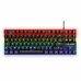 Spilletastatur The G-Lab Mercury AZERTY Fransk Svart