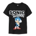 Tricou cu Mânecă Scurtă pentru Copii Sonic Negru