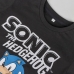 T-Shirt met Korte Mouwen voor kinderen Sonic Zwart