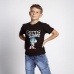 Maglia a Maniche Corte per Bambini Sonic Nero