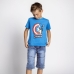 Camisola de Manga Curta Infantil The Avengers Azul