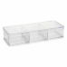 Organiserare Transparent Plast 20 x 3,5 x 7 cm (12 antal)