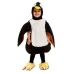 Costum Deghizare pentru Copii Pinguin Alb/Negru 5-6 Ani (3 Piese)