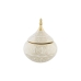 Tibor DKD Home Decor Branco Dourado Porcelana Oriental Cromado 18 x 18 x 22 cm