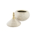 Tibor DKD Home Decor Blanco Dorado Porcelana Oriental Cromado 18 x 18 x 22 cm