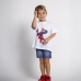 Camisola de Manga Curta Infantil Spider-Man Branco