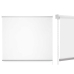 Rullegardiner 150 x 180 cm Hvit Klut Plast (6 enheter)