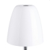 Bordlampe Hvid Sølvfarvet Metal Krystal Jern Hierro/Cristal 60 W 220 V 240 V 220 -240 V 28 x 28 x 56 cm