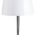 Bordlampe Hvid Sølvfarvet Metal Krystal Jern Hierro/Cristal 60 W 220 V 240 V 220 -240 V 28 x 28 x 56 cm