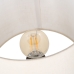 Bureaulamp Wit Gouden Katoen Metaal Kristal Blik Ijzer 40 W 220 V 240 V 220-240 V 35 x 35 x 63 cm