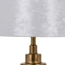 Lâmpada de mesa Branco Dourado Poliéster Metal Ferro 60 W 220 V 240 V 220 -240 V 28 x 28 x 48,5 cm