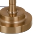 Lâmpada de mesa Branco Dourado Poliéster Metal Ferro 60 W 220 V 240 V 220 -240 V 28 x 28 x 48,5 cm