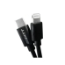 Cable Lightning Eightt ECT-6B Negro 1 m