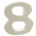 Numerot Numerot 8 polystyreeni 2 x 15 x 10 cm (12 osaa)