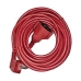 Cable alargador EDM 23602 Rojo 25 m